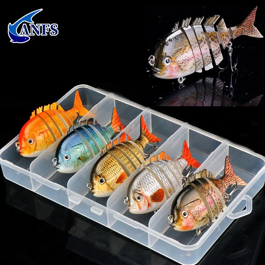 Fishing Lure Topwater - 1pc/5pcs Fishing Lures SwimPanfish Multi Jointed