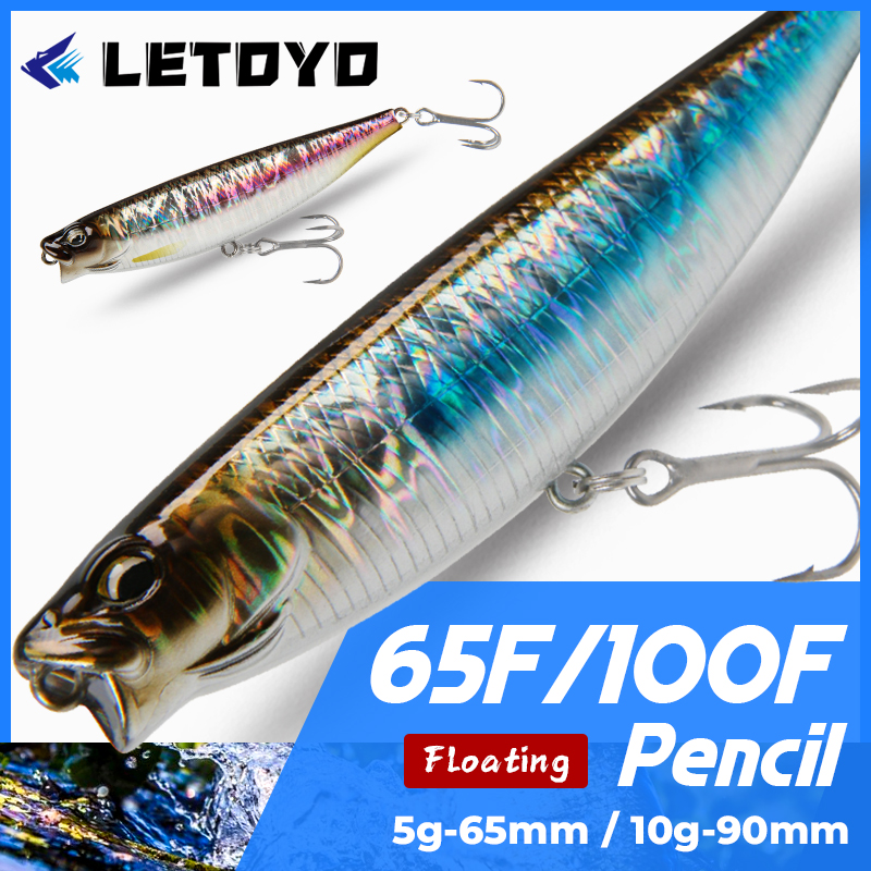LETOYO 65mm 5g/90mm 10g Surfac - Fishing Lure Topwater review and price