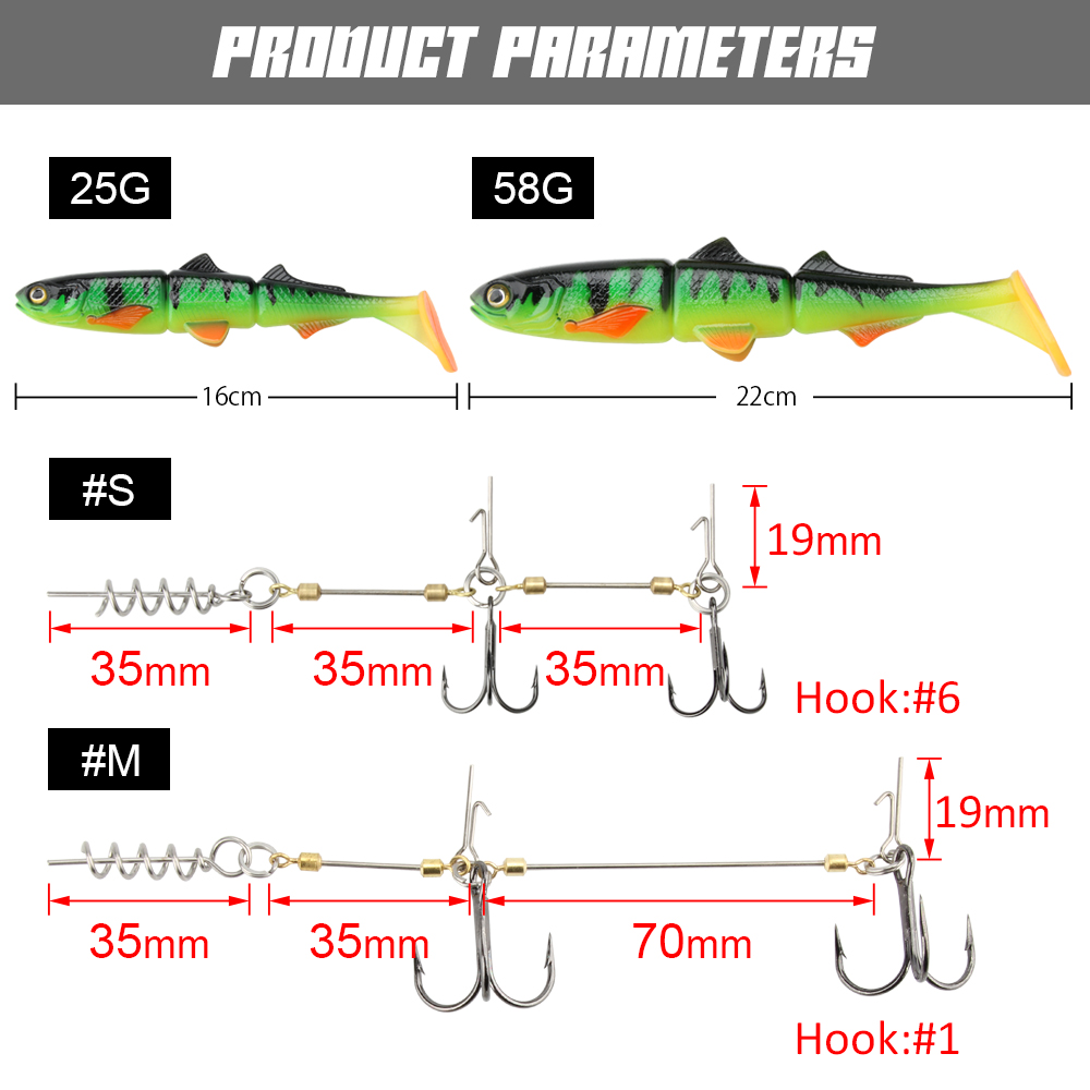 Spinpoler Pike Stinger Rig Hoo - Fishing Lure Swimbait review and price