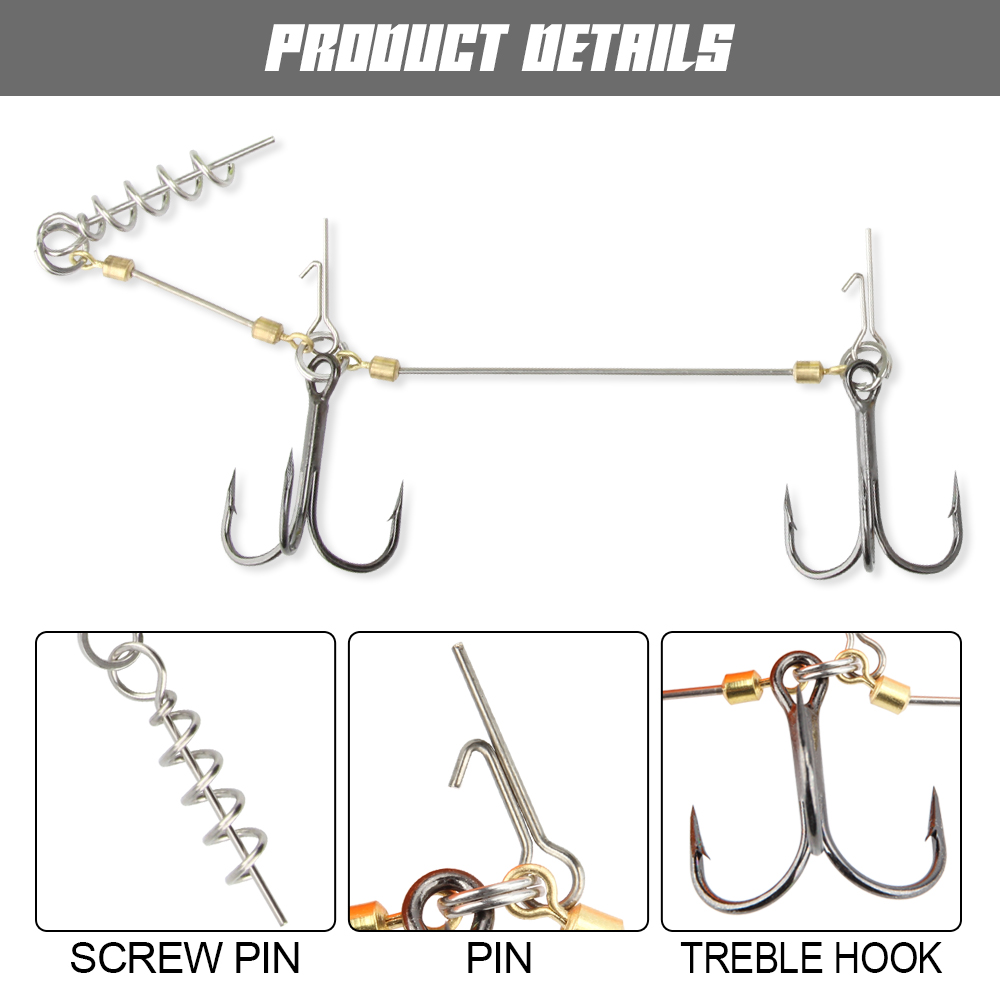 Spinpoler Pike Stinger Rig Hoo - Fishing Lure Swimbait review and price