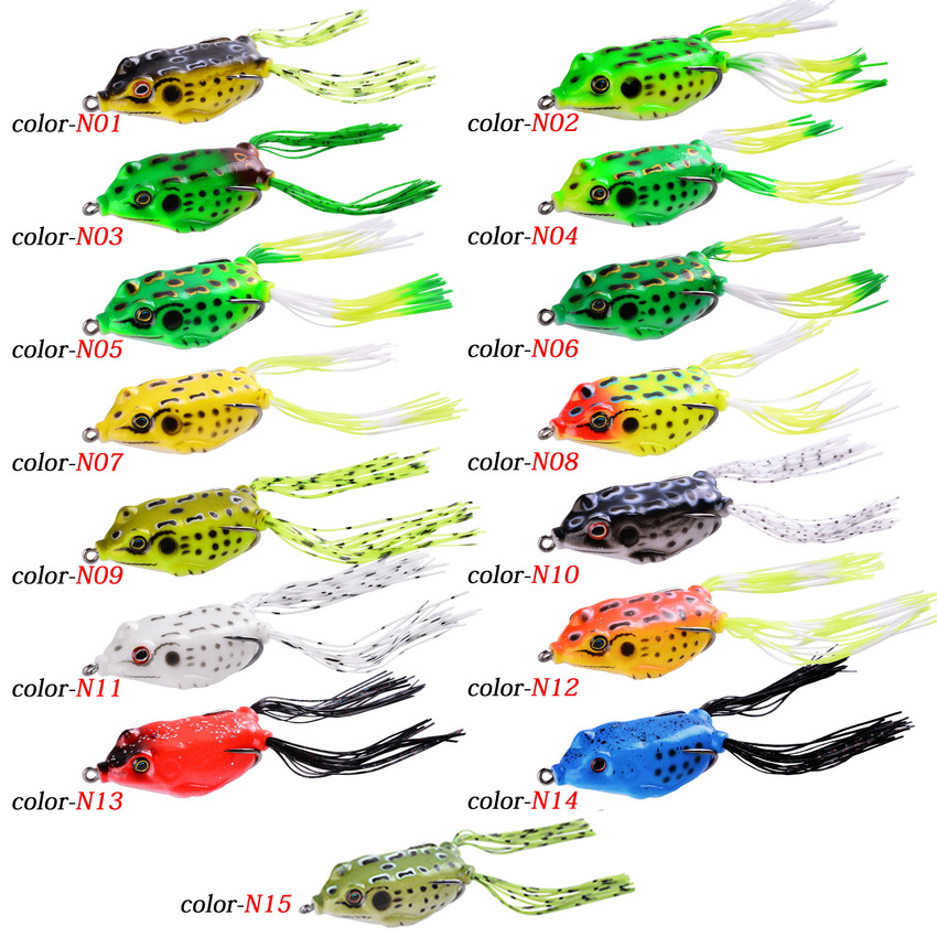 1 Pcs 5G 8G 15G Frog Lure Soft - Fishing Lure Topwater review and price