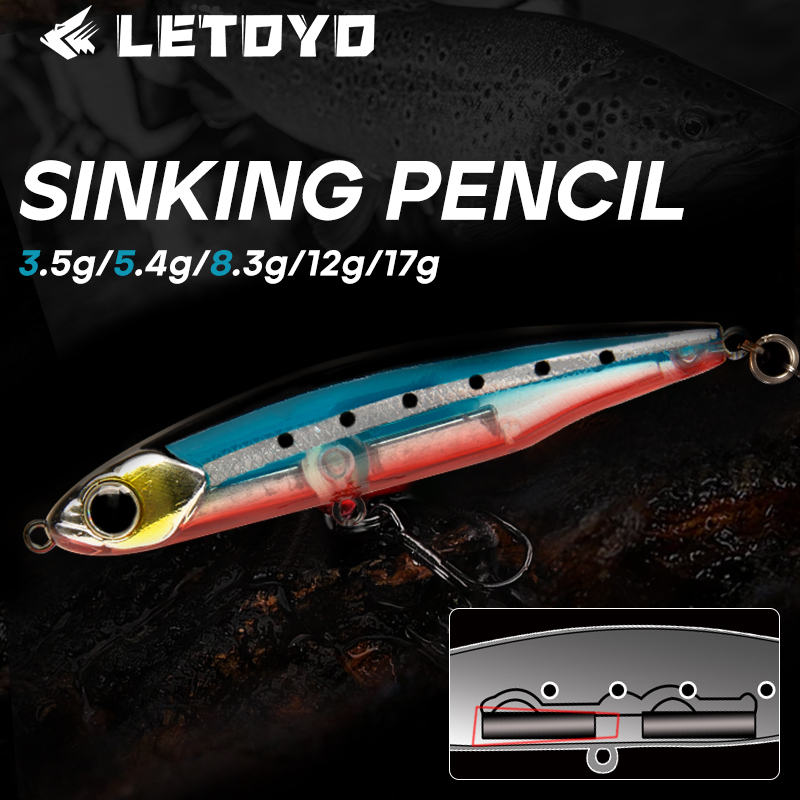 LETOYO Sinking Pencil 17g 12g- - Fishing Lure Spoon review and price