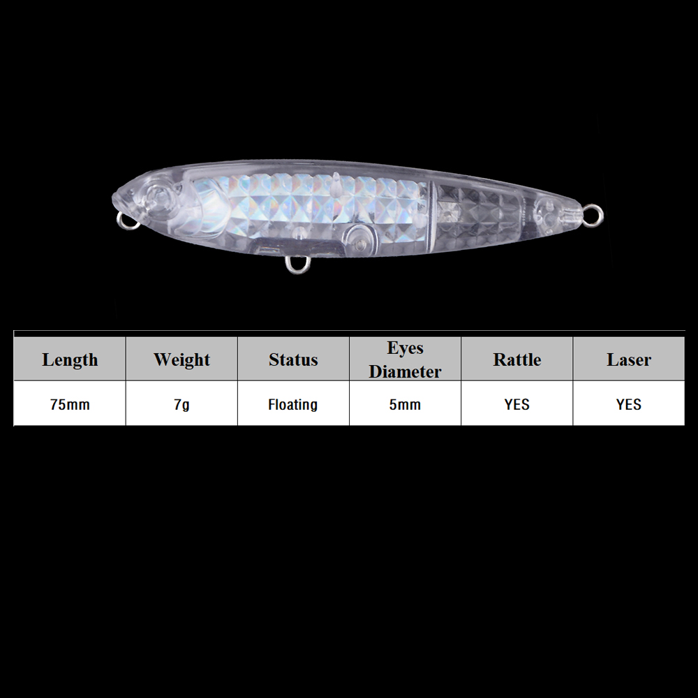Chan’sHuang 20PCS Unpainted Bl - Fishing Lure Topwater review and price