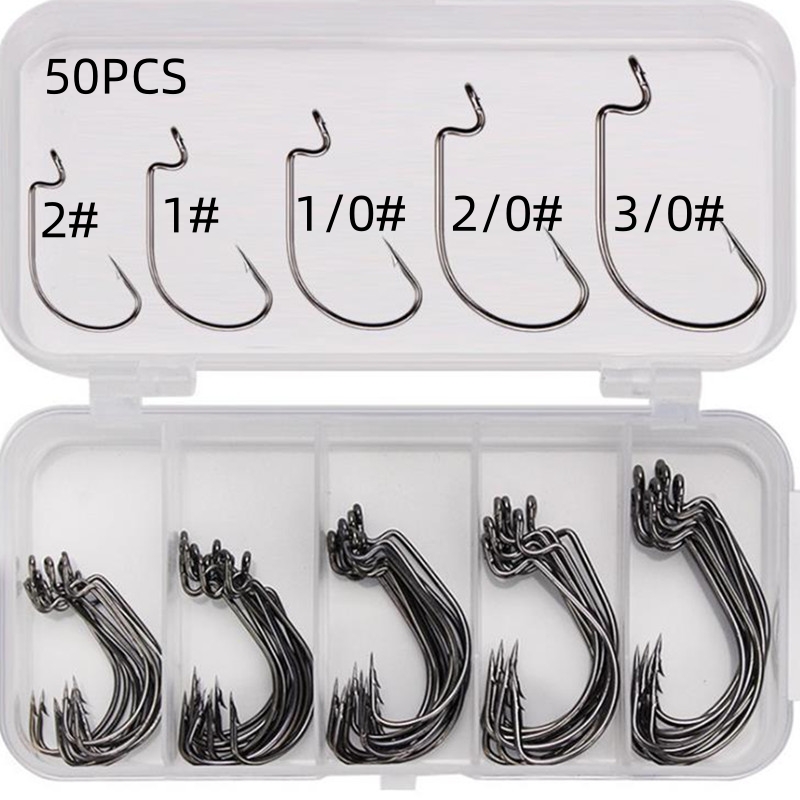 50Pcs/Box High Carbon Steel Fi - Fishing Lure Spinnerbait review and price