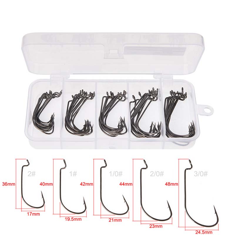 50Pcs/Box High Carbon Steel Fi - Fishing Lure Spinnerbait review and price
