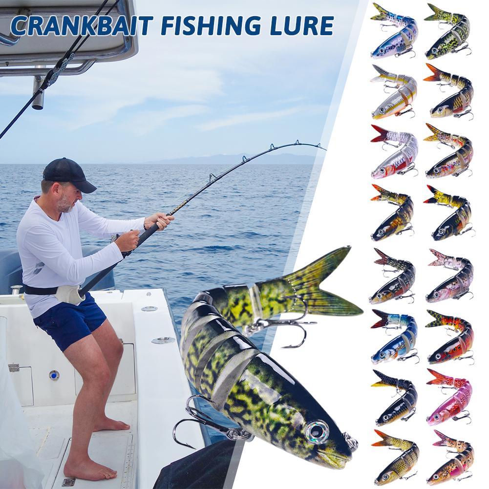 13cm 18g Multi Jointed Swimbai - Fishing Lure Popper review and price